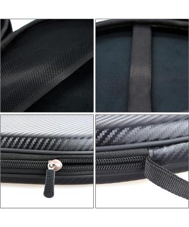 Rintifia Hard Shell Ping Pong Paddles Case - Portable Storage Bag for 2 Rackets - Table Tennis Cover for Balls - Drop-Resistant & Durable - Black - Buy Online on GoSupps.com