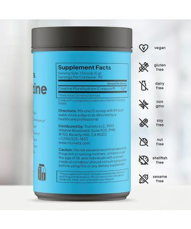 TRUMETA Beef Bone Broth Protein Powder Creatine Monohydrate Powder for Muscle Workout Recovery and Skin Health - Buy Online on GoSupps.com