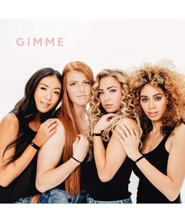 GIMME Bands Fitting Kit - Gentle Microfiber Hair Ties for Every Hair Type - Five Sizing Options for Perfect Fit - Black - Buy Online on GoSupps.com