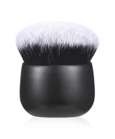 Flat Top Foundation Makeup Brush High Density Synthetic Bristles Face Body Kabuki Self-Tanner Brush Perfect for Liquid Foundation Powder Cream Contour Buffing Stippling Blending