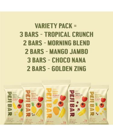 PEJI BAR Superfood Energy Bars | Variety Pack | Gluten Free 6-8g Protein Fiber Whole Ingredients No Sugar Added | Adventure Ready Snack 12 Count Variety Pack 1 Count (Pack of 12) - Buy Online on GoSupps.com