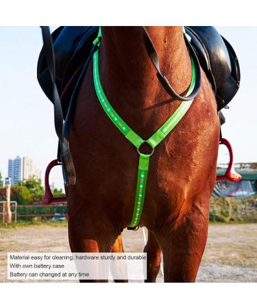 Adjustable LED Horse Harness - Durable & Comfortable Breast Belt for Low Light Equestrian Safety - Buy Online on GoSupps.com