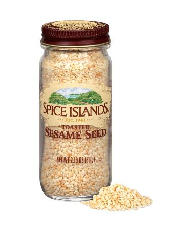 Spice Islands Toasted Sesame Seed 2.1 oz - Premium Quality Sesame Seeds - Buy Online on GoSupps.com