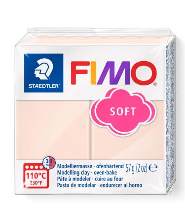 Staedtler FIMO Soft Polymer Clay - -Oven Bake Clay for Jewelry  Sculpting  Crafting  Light Flesh 8020-43 57 g Light Flesh