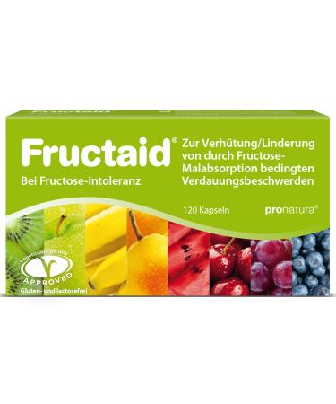 pro natura Fructaid - 120 g lules pour l'intol rance au fructose - Suppl ment pour la pr vention et le soulagement des troubles digestifs li s la malabsorption du fructose