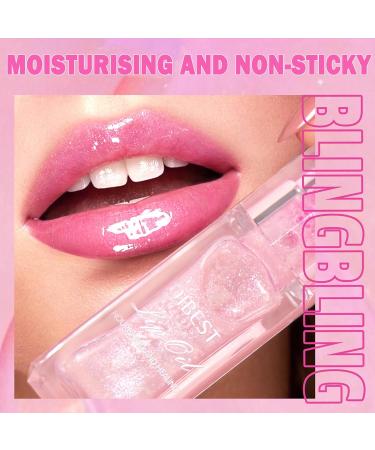 Color Changing Lip Oil - Moisturizing Lip Gloss Plumping Long-Lasting Non-Sticky Nourishing Lip Balm Glitter Finish - International Shipping Available - Buy Online on GoSupps.com