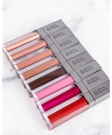Rinna Beauty Icon Collection Lip Gloss - Pink Champagne - Vegan, Nourishing, and Hydrating - High Shine, Cruelty-Free - Buy Online on GoSupps.com