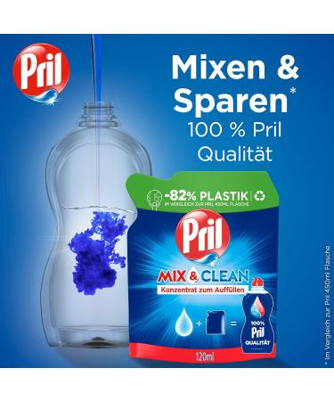 Buy Pril Original Concentrate Mix & Clean Set - 1x Original & 1x Lemon 2x120ml - Maximum Grease Removal Ideal for Cold Water Dishwashing - International Shipping Available - Buy Online on GoSupps.com