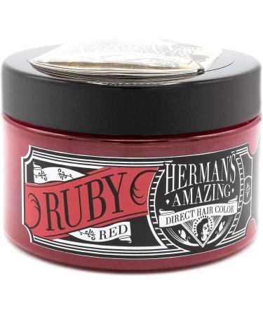 Hermans Amazing Semi-Permanent Hair Colour (Ruby Red) - Buy Online on GoSupps.com