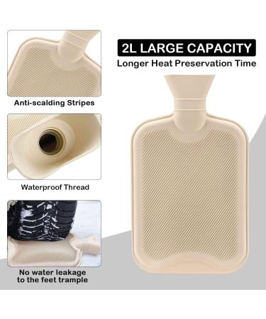 Buy 2L Foot Warmer Hot Water Bottle - 2 in 1 Electric-Free Foot Heat for Men & Women | Ideal Comfort & Warmth - Buy Online on GoSupps.com