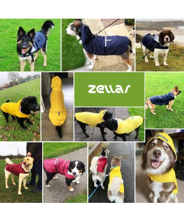 Shop Ultra-Light Waterproof Dog Rain Coat - Reflective Hooded & Breathable for Medium to Large Dogs | 3XL Red Rain Jacket - Buy Online on GoSupps.com