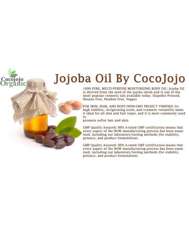 Pure Cold Pressed Jojoba Oil 4 OZ - Natural Unrefined Moisturizer for Skin Massage & Soap Making | 100% Pure Golden Jojoba Oil - Buy Online on GoSupps.com