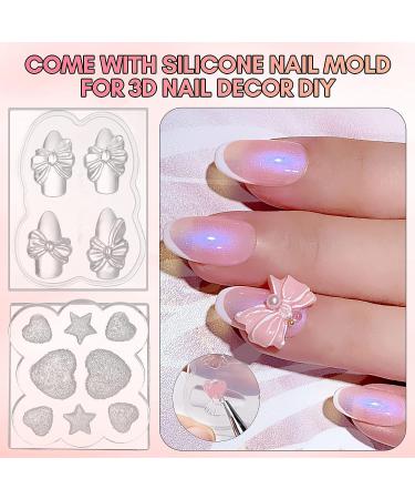 Makartt Solid Builder Nail Gel Kit - All-in-One Spring Hard Gel Extension Set with UV/LED Lamp, Base & Top Coat, File, Dual Forms, Picker, Pusher, Silicone Molds, Sculpting Brush - Buy Online on GoSupps.com