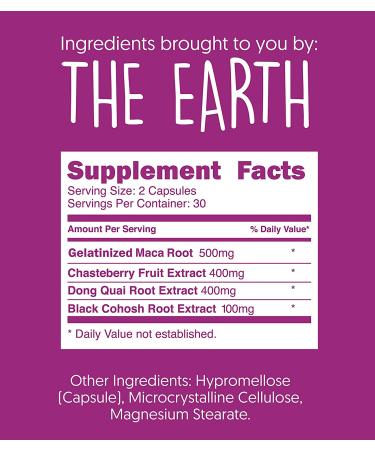 Happy Healthy Hippie Go with The Flow - Hormone Balance for Women  60 Capsules - Buy Online on GoSupps.com