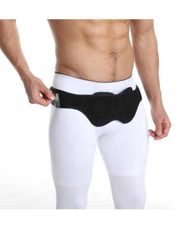 Hernia Support Belt for Men and Women - Belltop Inguinal Hernia Truss with Adjustable Compression Pads - Size S (24-29in) - Buy Online on GoSupps.com