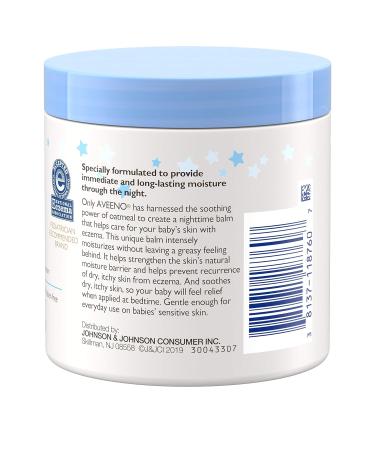 AVEENO Baby Eczema Therapy Nighttime Balm 5.5 oz | Natural Colloidal Oatmeal for Eczema Relief - Buy Online on GoSupps.com