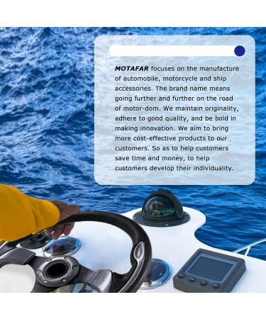 MOTAFAR 12.4" Boat Steering Wheel with 3/4 Tapered Shaft  Anti-Slip PU Carbon Fiber Steering Wheel for Seastar and Verad  etc. for Marine Boats  Vessels  Yacht  Pontoon Boat(5156-Black) 5156-BLACK GRID - Buy Online on GoSupps.com