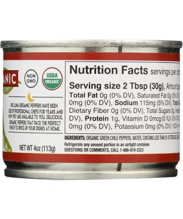 Rio Luna Organic Diced Green Chile 4oz - Spicy and Flavorful Addition to Your Kitchen - Buy Online on GoSupps.com