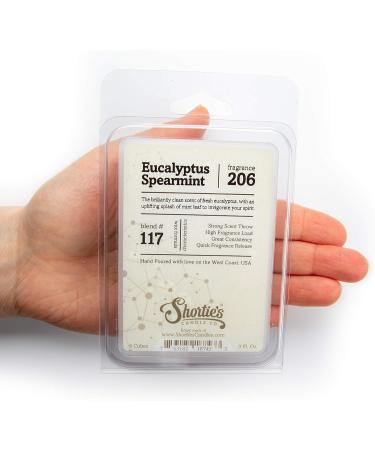 Buy Eucalyptus Spearmint Wax Melts | Shortie s Candle Co. | Highly Scented 3 Oz Bar | Essential & Natural Oils | Fresh Air Freshener Cubes - Buy Online on GoSupps.com