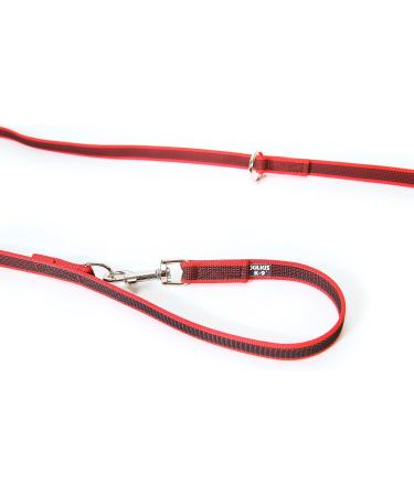 IDC Color & Gray Adjustable Dog Leash with Double Snap Hook - 20mm x 2.2m | Red-Grey | International Shipping Available - Buy Online on GoSupps.com