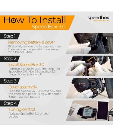 SPEEDBOX 3.0 for Bosch Ebike Tuning - Enhance Performance | Black | International Shipping Available - Buy Online on GoSupps.com