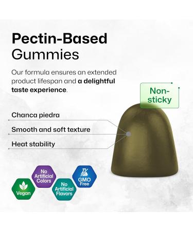 Chanca Piedra Gummies - 1600 mg Natural Kidney & Gallbladder Cleanse | Vegan Supplement for Optimal Health - Buy Online on GoSupps.com