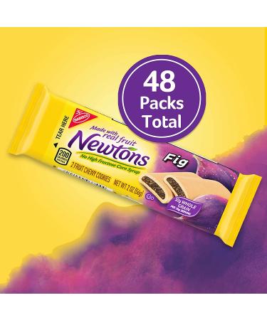 Newton's Soft & Fruit Chewy Fig Cookies - 48 Packs, 2 Oz Each - 2 Cookies Per Pack - Buy Online on GoSupps.com
