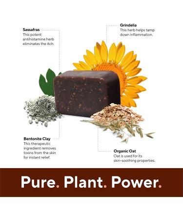 Marie Originals Itch Relief Soap Bar - Natural Relief from Insect Bites & Skin Irritations - Anti-Itch Calming Formula - 2.9 oz - Buy Online on GoSupps.com