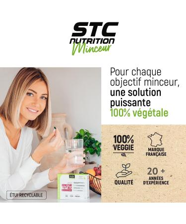 STC NUTRITION - Total Slimming Pack - 3 in 1 Weight Loss Treatment - Burns & Destocks Installed Fat - Vegan Friendly - Natural Active - Gluten Free - Pill Box Included - Pack of 3 - Buy Online on GoSupps.com