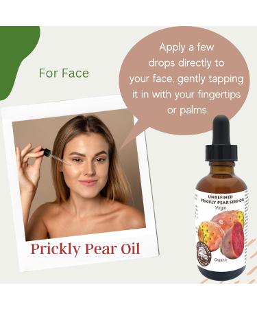 Prickly Pear Seed Oil Organic - Virgin (Cold Pressed Unrefined) for hydrated skin glowing mature skin. Nature s Desert Secret for Radiant Skin and Hair 1 oz (30ml) 1 Fl Oz (Pack of 1) - Buy Online on GoSupps.com