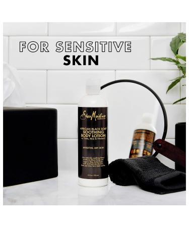 SheaMoisture African Black Soap Body Lotion with Shea Butter 13 oz - Buy Online on GoSupps.com