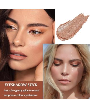 Waterproof Eyeshadow Pen Crayon Stick - Light Bronze | Long-Lasting Shimmer Cream Eyeliner Pencil for Glitter Eye Makeup - Buy Online on GoSupps.com