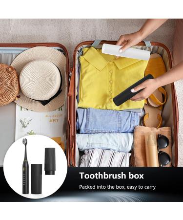 Moroluru Dual Handle Electric Toothbrush - Whitening, 35,000 VPM, 5 Modes, Smart Timers, 16 Dupont Heads, 2 Travel Cases, IPX7 Waterproof - Buy Online on GoSupps.com