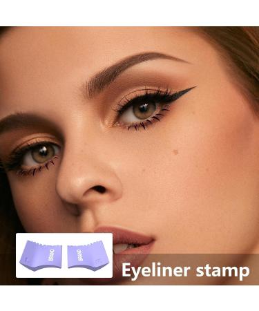 Silicone Eye Liner Stamp - Silicone Stamp Eye Makeup Tool | Extensions Natural Looking Bottom Lashes for Makeup Beginner Girls Purple - Buy Online on GoSupps.com