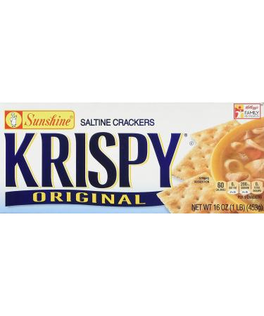 Krispy Saltine Crackers - Original Flavor - 16 oz Box - Buy Online on GoSupps.com