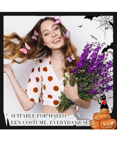 WILLBOND 24 Pieces Small Realistic Colorful Butterfly Hair Clips - Handmade 90s Barrettes for Women and Girls in Pink - Hair Accessories - Buy Online on GoSupps.com