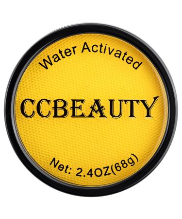 Ccbeauty BodyPainting Colors Professional Theater Enmail on Water-based 68G light yellow Profi-aqua make-up color for Halloween body art party