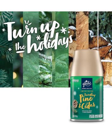 Glade Automatic Spray Refill & Holder Kit - Twinkling Pine & Cedar Air Freshener for Home & Bathroom - 6.2 Oz | International Shipping Available - Buy Online on GoSupps.com
