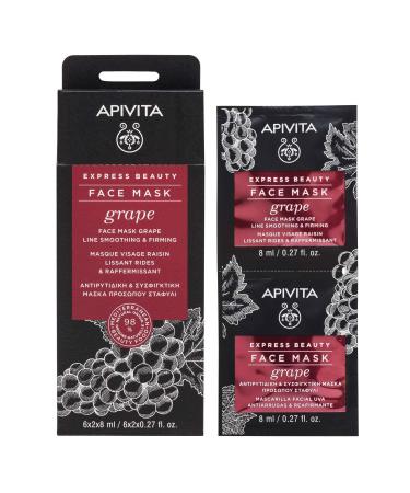 Apivita Apivita - Express Beauty Anti-Wrinkle & Firming Mask with Grape 6X (2X8ml) - Skin Care