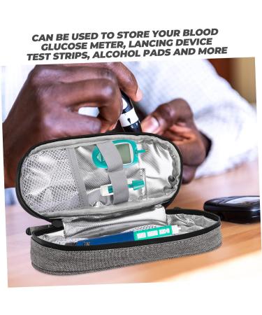 DOITOOL Travel Insulated Cooler Drug Pouch - Grey Medicine Storage Bag for Diabetics - Buy Online on GoSupps.com