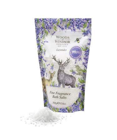 Woods of Windsor Swimming Salt Lavender 500g - Relaxing Bath Soak for Ultimate Spa Experience | International Shipping Available - Buy Online on GoSupps.com