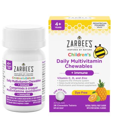 Zarbee's Daily Multivitamin Chewables + Immune 28 count