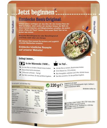 Buy Ben's Original Express Brown Rice - 6 Pack (220g each) | International Shipping Available - Buy Online on GoSupps.com