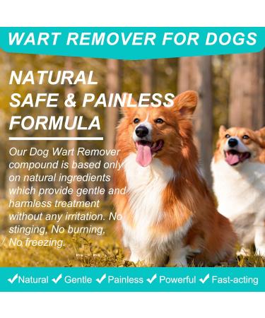 Tioueo Dog Skin Tag Remover Cleaner Dog Wart Remover - Effective & Safe Solution for Canine Wart Skin Tags Corns Callus Painless and No Harm Wart Removal - Buy Online on GoSupps.com