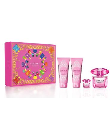 Versace Bright Crystal Absolu by Versace 4 Piece Gift Set for Women