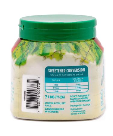 SPLENDA ALLULOSE Plant-Based Zero Calorie Sweetener 9.8 Ounce Jar for Baking & Beverages - Buy Online on GoSupps.com