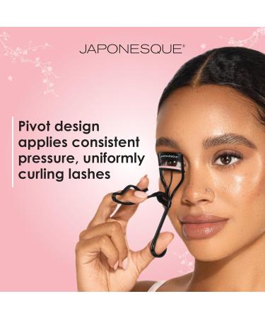 JAPONESQUE Professional Volumizing Lash Curler - Perfect for Natural & False Lashes | Lasts Up to 8 Hours | Includes Refill Pad - Buy Online on GoSupps.com