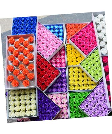 TOPBATHY 50pcs Valentine's Day Rose Bath Gifts Bath Soap Rose House Gifts Mothers Day Soap Rose Soap Rose Petals Rose Gifts Home Decor Valentine's Day Gifts Gift Box Corn Starch Artificial Navy 7X4.5CM - Buy Online on GoSupps.com