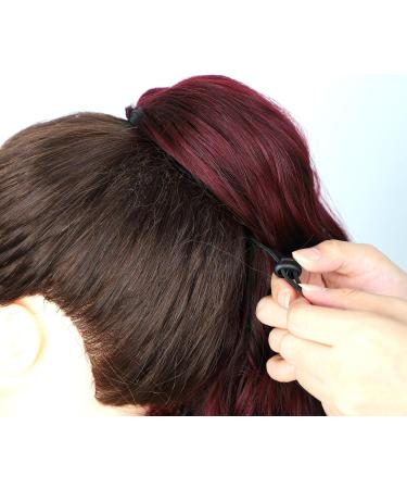 Luovce Synthetic Ponytail Extension Long Wavy Drawstring Ponytail Hair Extension 26 inches #99j Colour - Buy Online on GoSupps.com