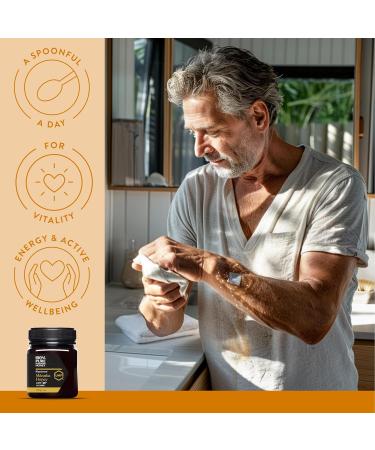 Manuka Honey New Zealand 100% Pure UMF 25+ MGO 1200+ Raw & Unfiltered Certified Award Winning Silky Smooth Taste & Texture 250g - Buy Online on GoSupps.com
